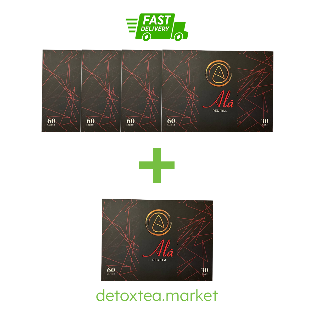 Ala Red Detox Tea – Buy 4 Get 1 Free