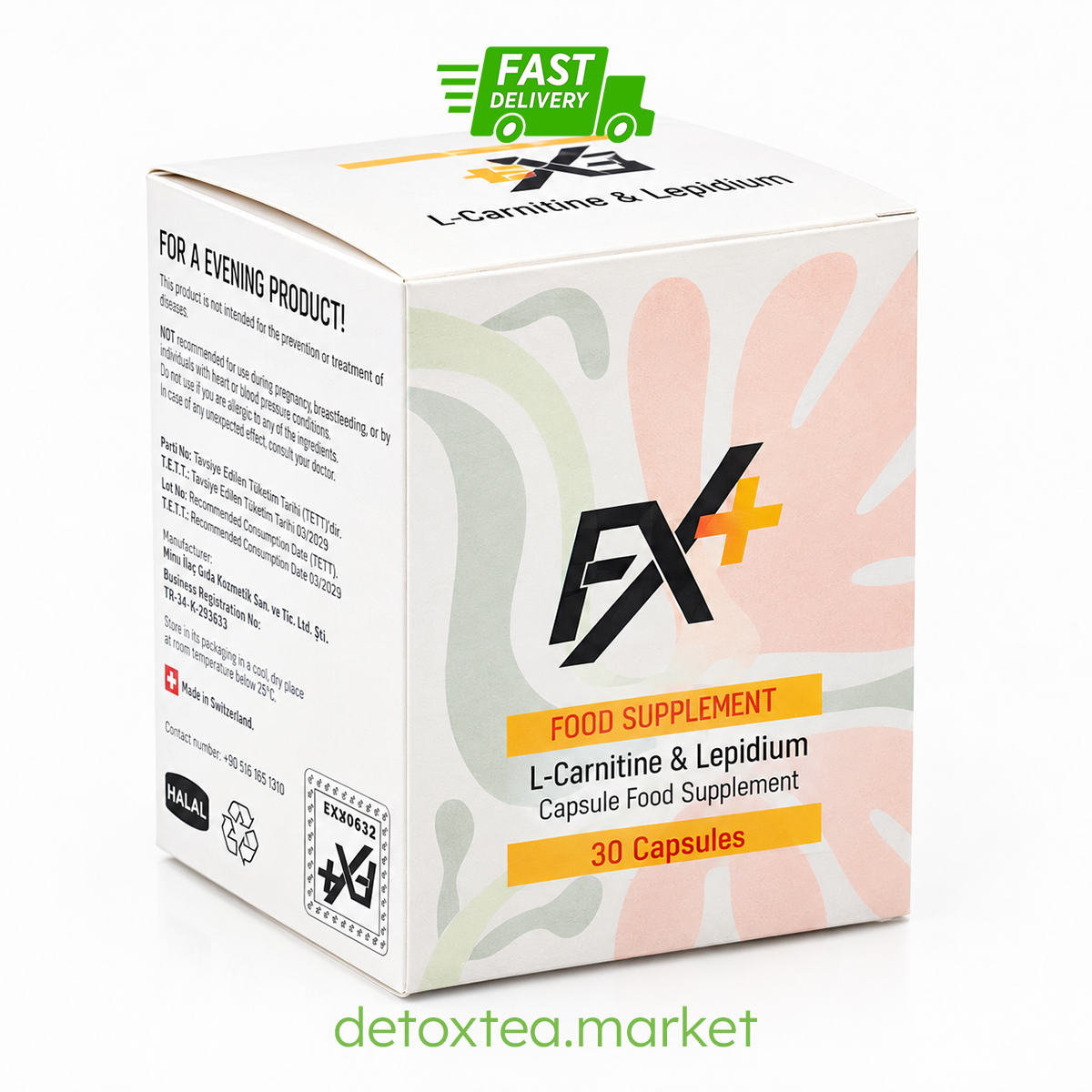 FX 1 BOX Detox Capsules – 1 Month Supply (30 Capsules)