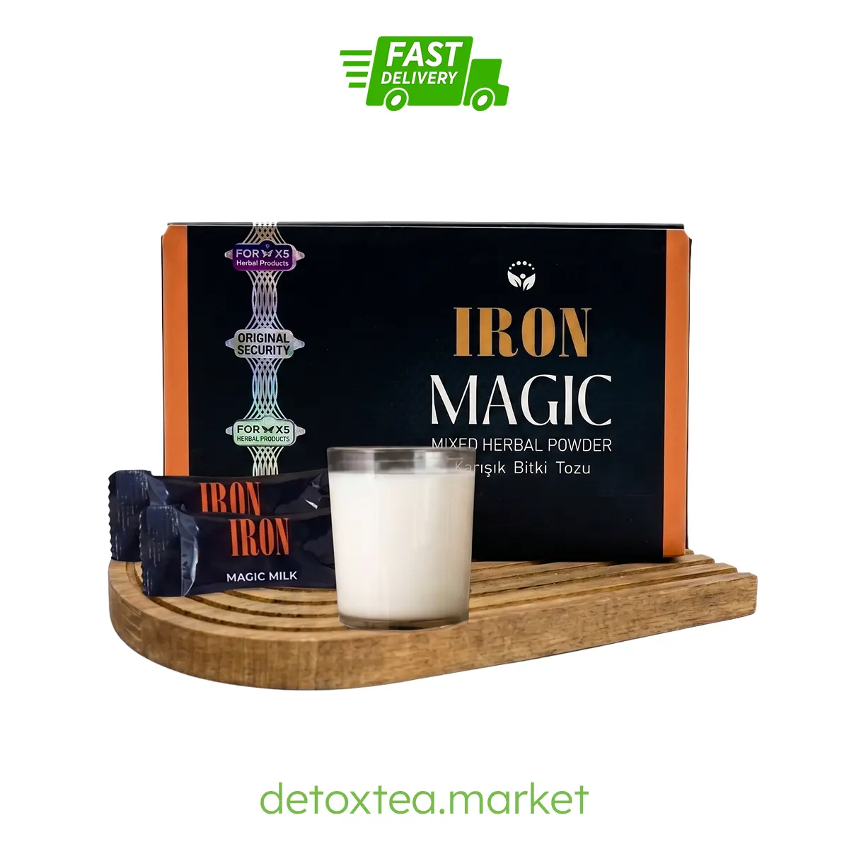 Iron Magic Mixed Herbal Powder – The 30-Sachet Box (Complete 30-Day Supply) (2/2)