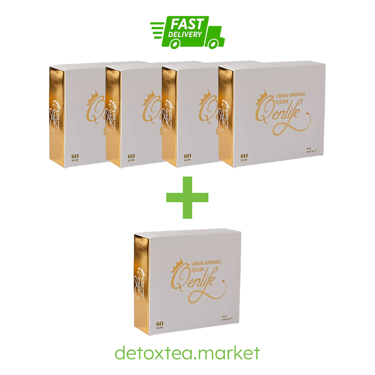 Qenlife Detox Tea – Buy 4 Get 1 Free