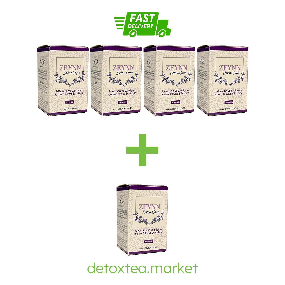 Zeynn Detox Capsule – Buy 4 Get 1 Free